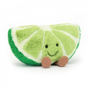 Jellycat Amuseable Lime Groß | QEND-93204