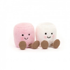 Jellycat Amuseable Rosa und weiße Marshmallows | LODR-50379