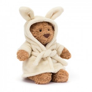 Jellycat Bartholomew Bär Bathrobe Mittelgroß | MRXD-87910