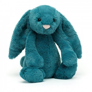 Jellycat Bashful Mineral Blue Hase Kleiner | LMNH-35420