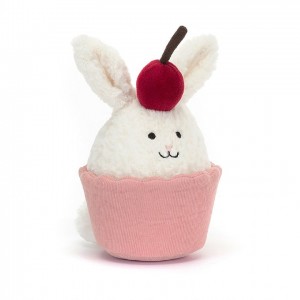 Jellycat Dainty Dessert Hase Cupcake | QYFP-78521