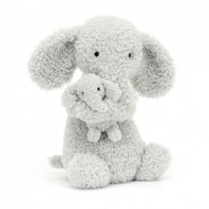 Jellycat Huddles Grey Elefant | MQRY-19834