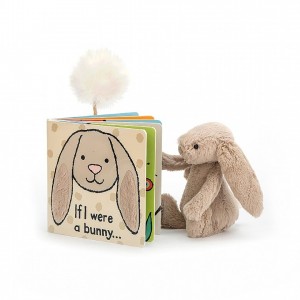 Jellycat If I Were A Bunny Book and Bashful Bunny Klein | KWMB-74236