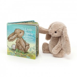 Jellycat Lapin Timide Et Ses Petites Aventures & Bashful Beige Hase Mittelgroß | QPWX-98372