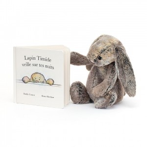 Jellycat Lapin Timide Veille Sur Tes Nuits & Bashful Cottontail Hase Mittelgroß | RVXK-93210