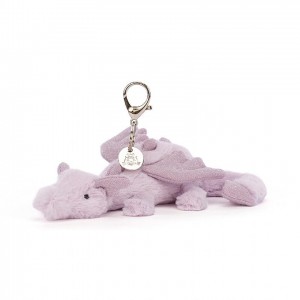 Jellycat Lavender Drache Schlüsselanhänger | RAFX-34602