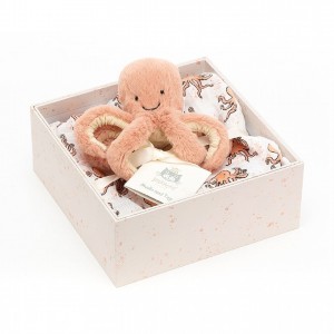 Jellycat Odell Oktopus Gift Set | HAPM-61052