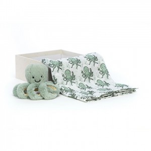 Jellycat Odyssey Oktopus Gift Set | TYQR-04815