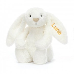 Jellycat Personalised Bashful Luxe Hase Luna Mittelgroß | WVQO-30285