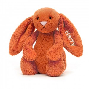 Jellycat Personalised Bashful Tangerine Hase Mittelgroß | HBYL-25937