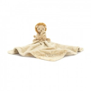 Jellycat Personalised Fuddlewuddle Löwe Schnuffeltuch | PUJF-32190