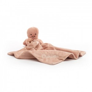 Jellycat Personalised Odell Oktopus Schnuffeltuch | DQMY-15203