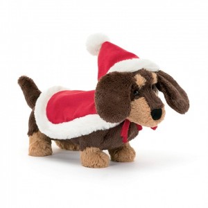 Jellycat Winter Warmer Otto Sausage Hund | YVBW-94615