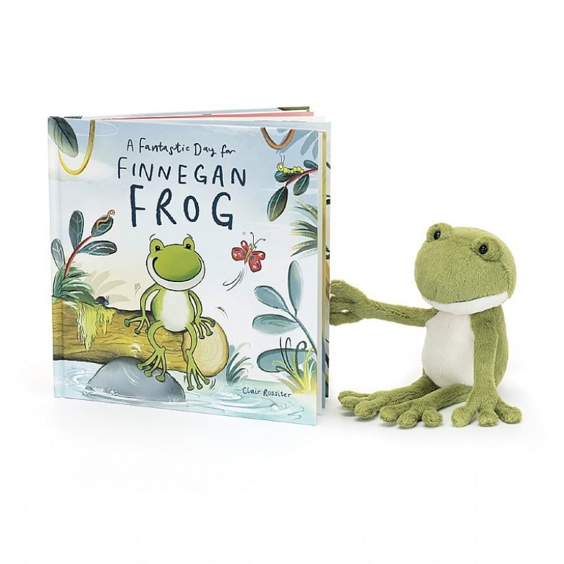 Jellycat A Fantastic Day for Finnegan Frosch Buch | HFZL-80471