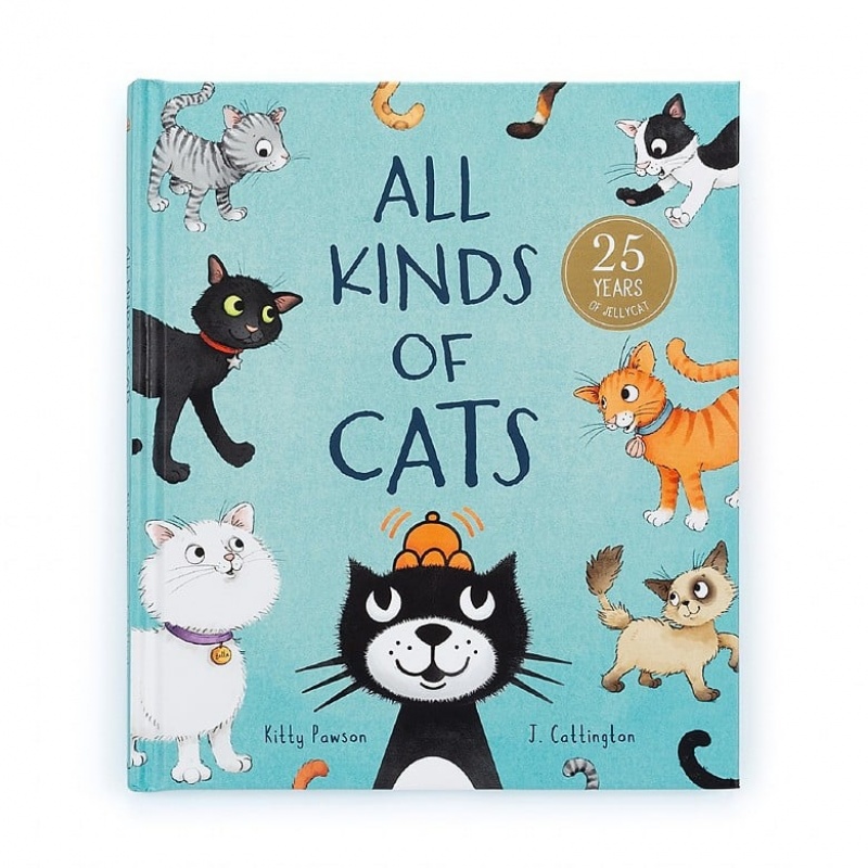 Jellycat All Kinds of Cats Buch Mittelgroß | RDPW-75293