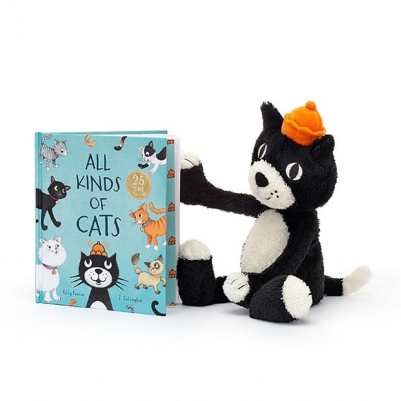 Jellycat All Kinds of Cats Buch Mittelgroß | RDPW-75293