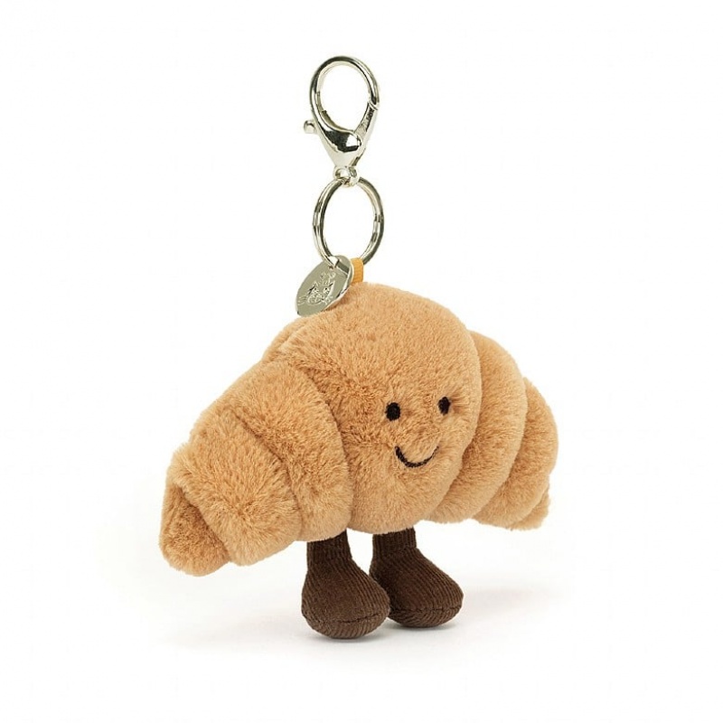 Jellycat Amuseable Croissant Schlüsselanhänger | JWKF-24306