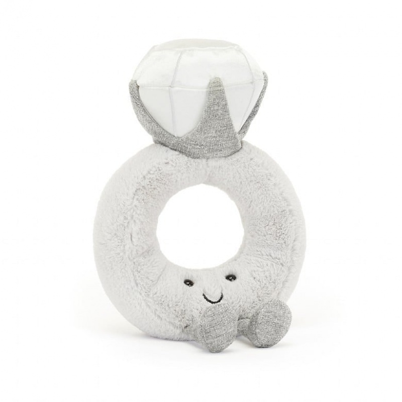 Jellycat Amuseable Diamond Ring mit personalisiertem Tasche | IDCF-71859