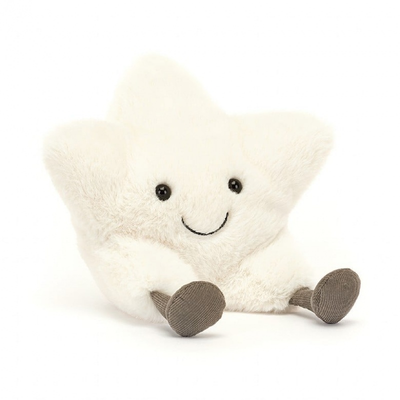 Jellycat Amuseable cremefarbenen Stern | BIQZ-70413