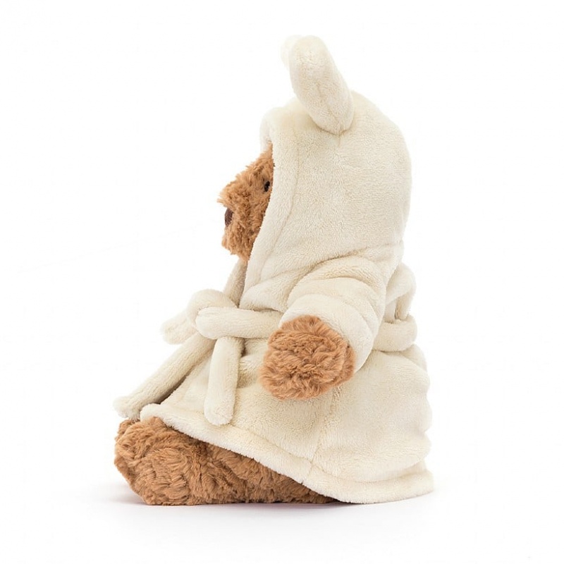 Jellycat Bartholomew Bär Bathrobe Mittelgroß | MRXD-87910