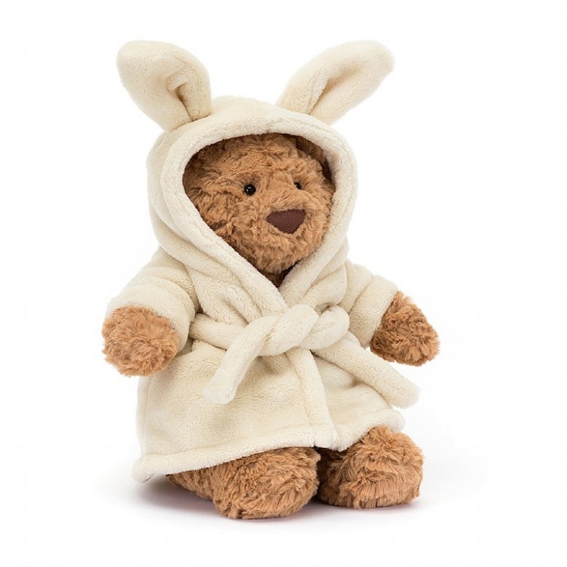 Jellycat Bartholomew Bär Bathrobe Mittelgroß | RDOV-59187