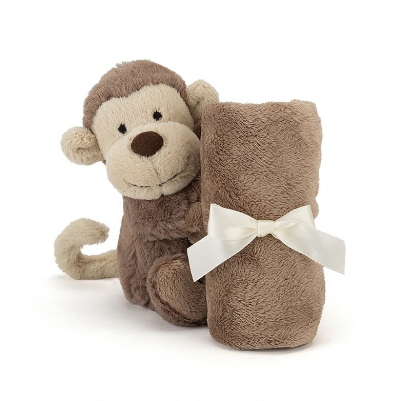 Jellycat Bashful Affe Schnuffeltuch | MKNZ-34917