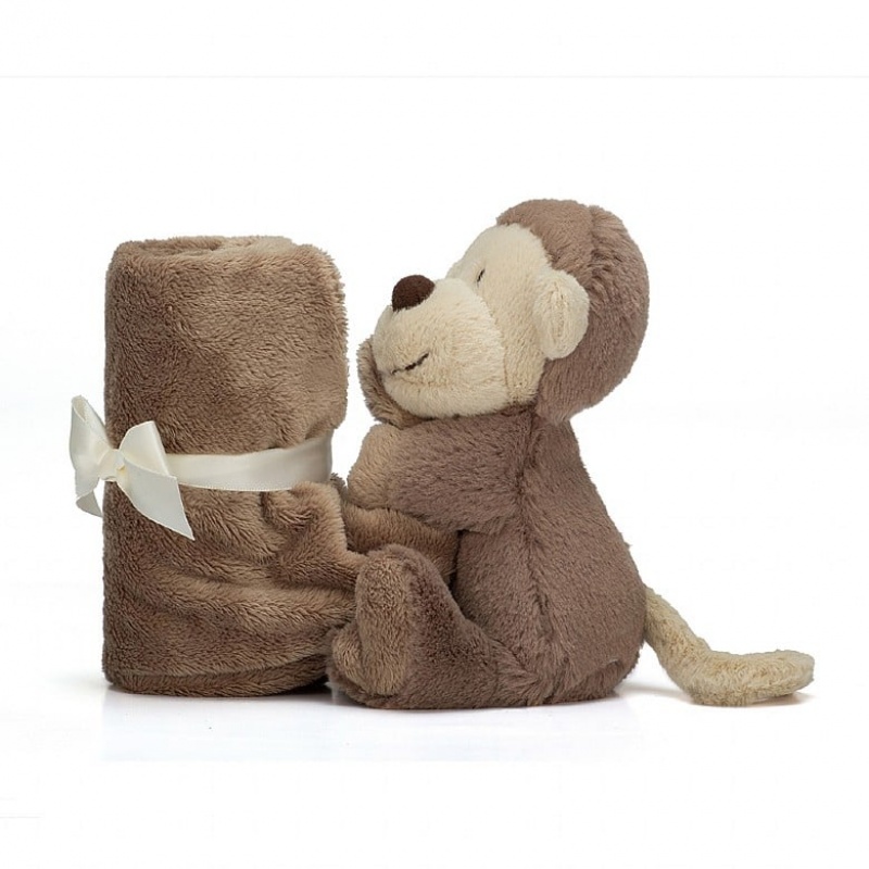 Jellycat Bashful Affe Schnuffeltuch | MKNZ-34917