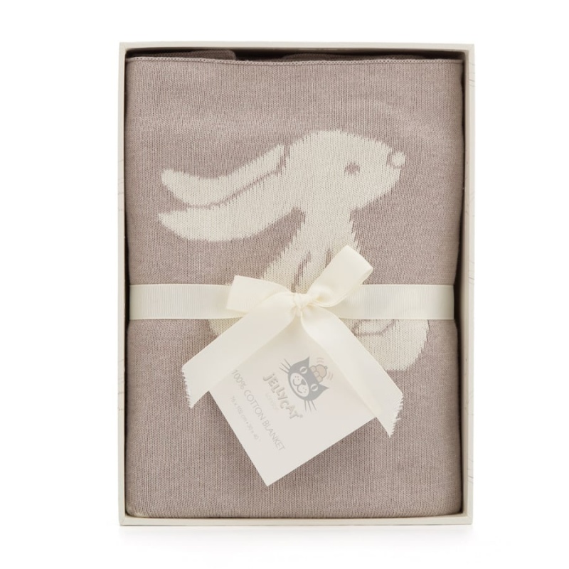 Jellycat Bashful Beige Hase Decke | EVOA-81720