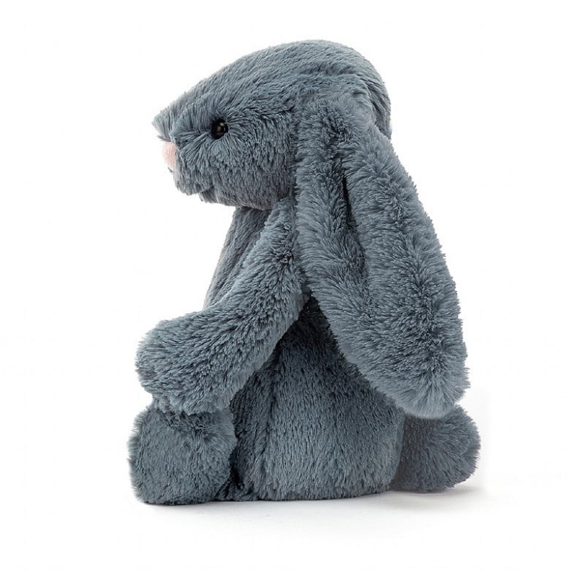 Jellycat Bashful Dusky Blue Hase Kleiner | UJKV-03127