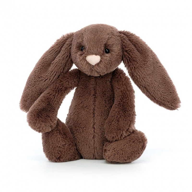 Jellycat Bashful Fudge Hase Kleiner | LDVJ-84702