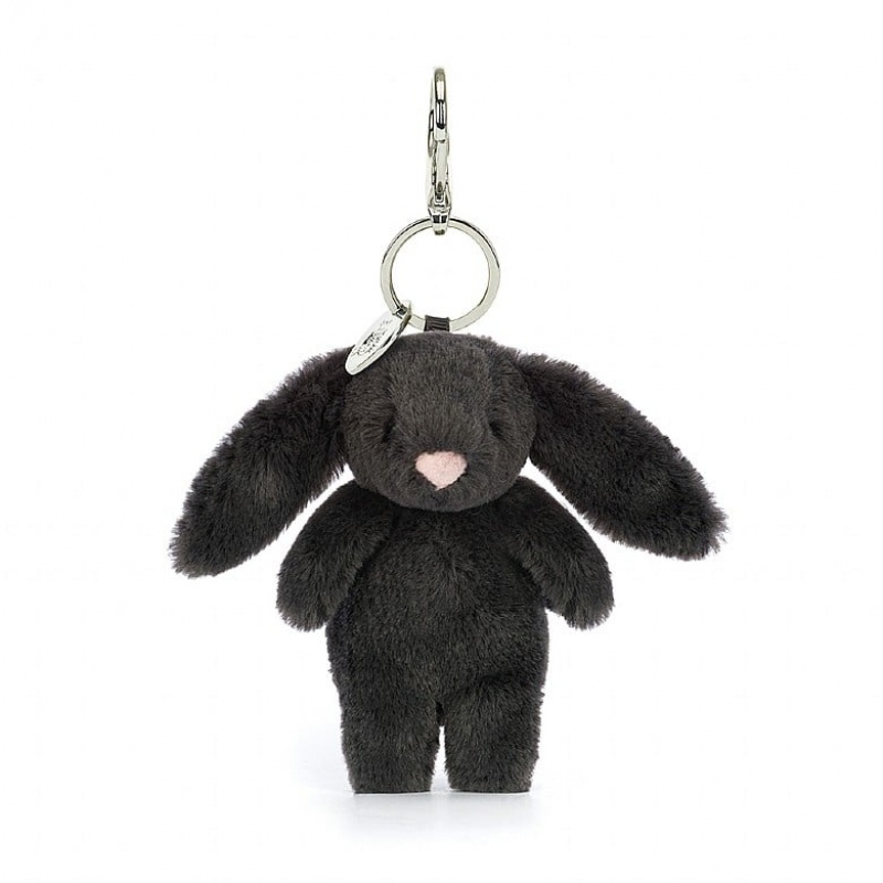 Jellycat Bashful Hase Inky Schlüsselanhänger | JQHP-76083