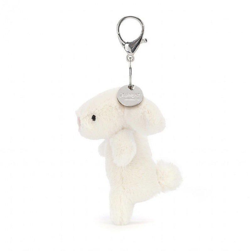 Jellycat Bashful Hase cremefarbenen Schlüsselanhänger | IYTO-29470