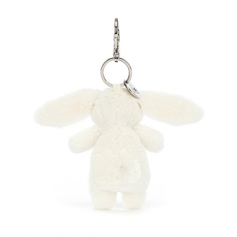 Jellycat Bashful Hase cremefarbenen Schlüsselanhänger | IYTO-29470