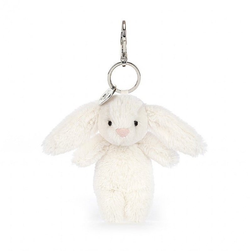 Jellycat Bashful Hase cremefarbenen Schlüsselanhänger | IYTO-29470