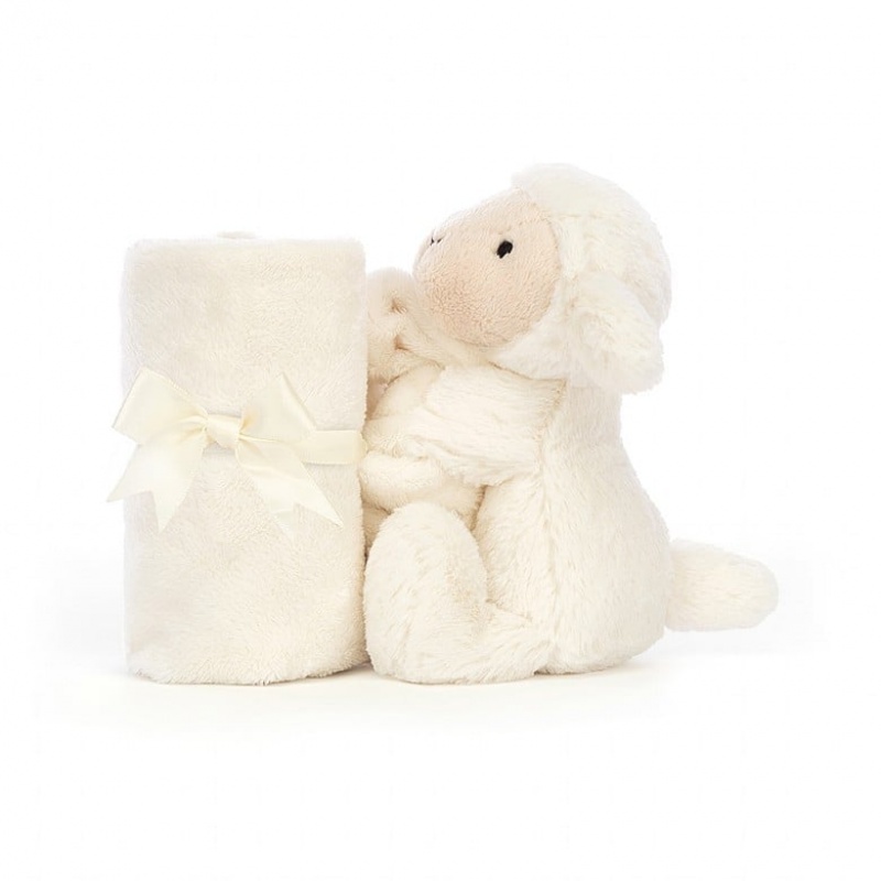 Jellycat Bashful Lamm Schnuffeltuch | BHTC-70538