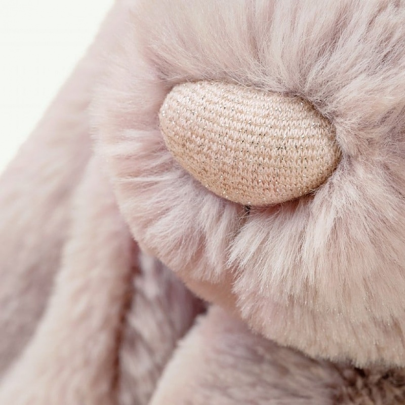 Jellycat Bashful Luxe Hase Rosa Riesig | HRDA-36518