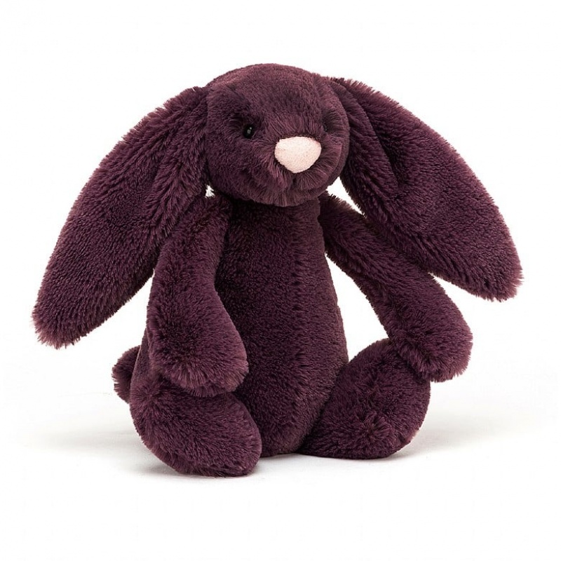 Jellycat Bashful Pflaume Hase Kleiner | YJKW-93170