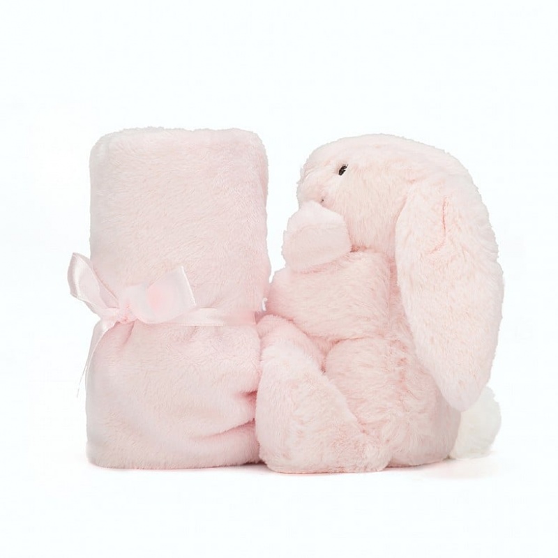 Jellycat Bashful Pink Hase Schnuffeltuch | PRJX-59837