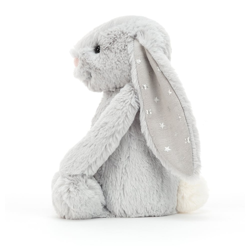 Jellycat Bashful Shimmer Hase Mittelgroß | WYFU-61805