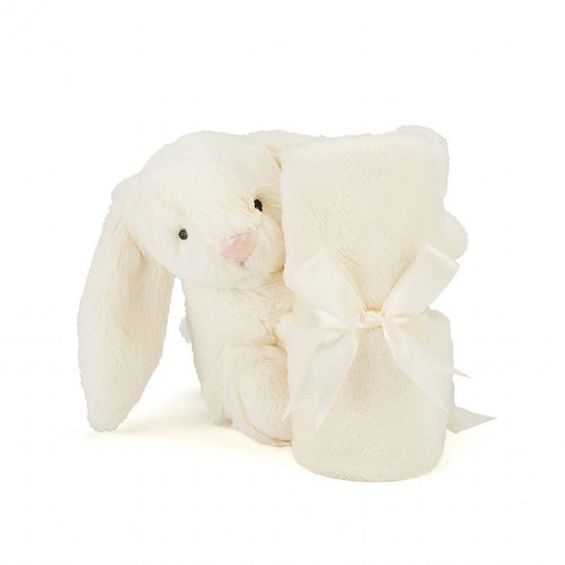 Jellycat Bashful cremefarbenen Hase Schnuffeltuch | CSIK-81640