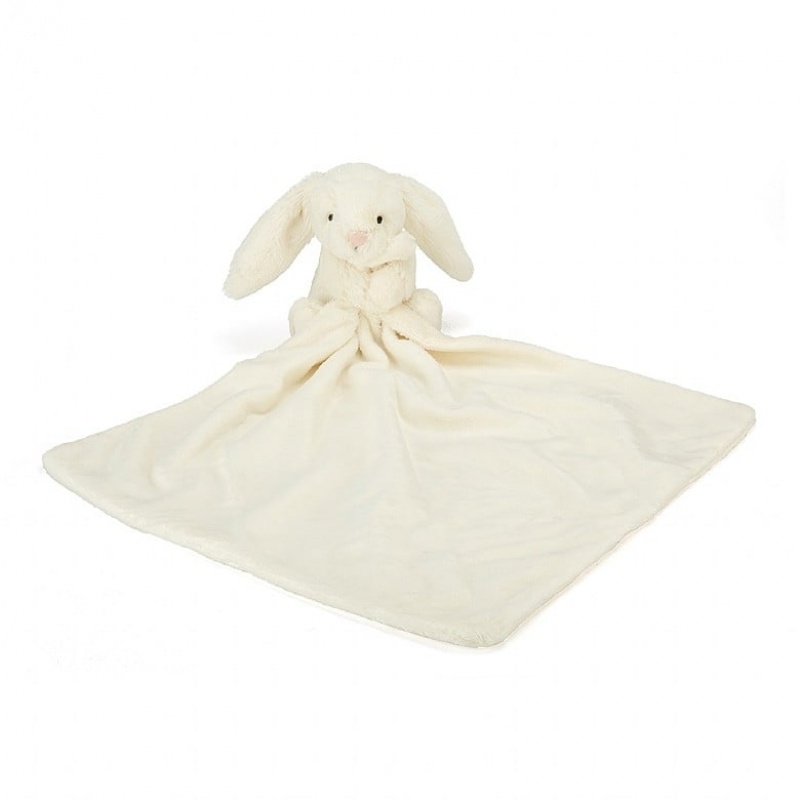 Jellycat Bashful cremefarbenen Hase Schnuffeltuch | CSIK-81640