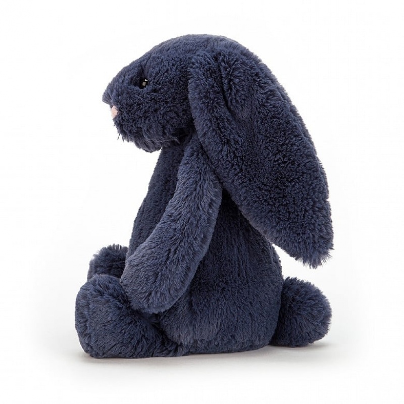 Jellycat Bashful marineblauem Hase Kleiner | YFXN-69832