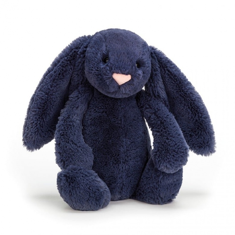 Jellycat Bashful marineblauem Hase Kleiner | YFXN-69832