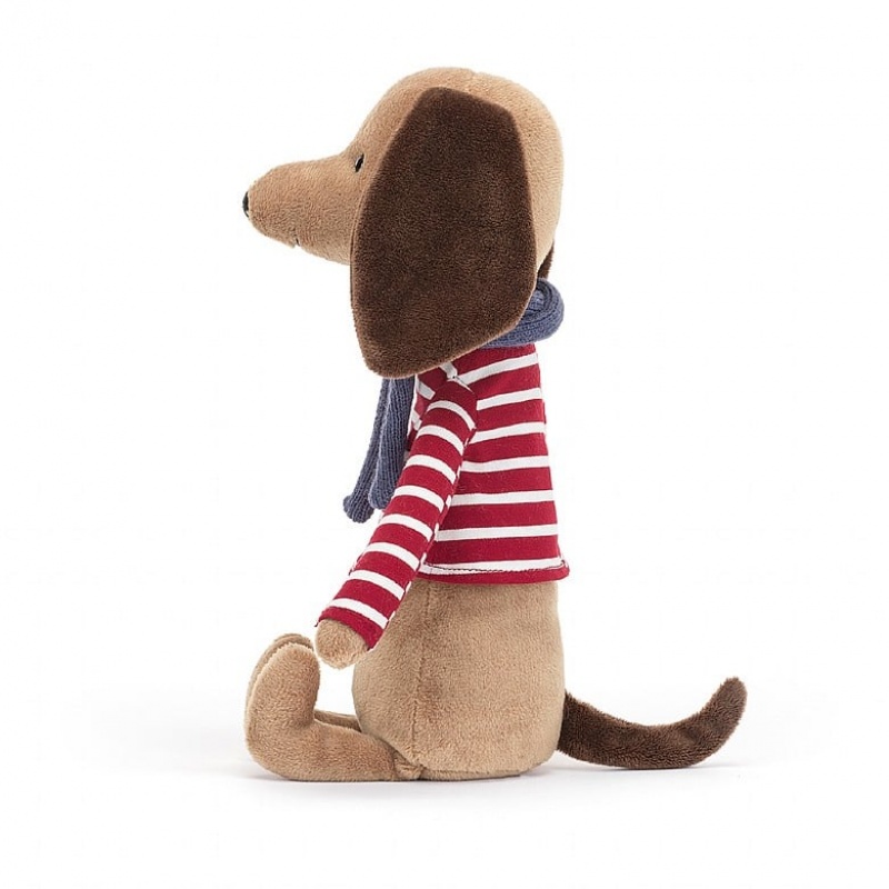 Jellycat Beatnik Buddy Sausage Hund | BRYS-03712