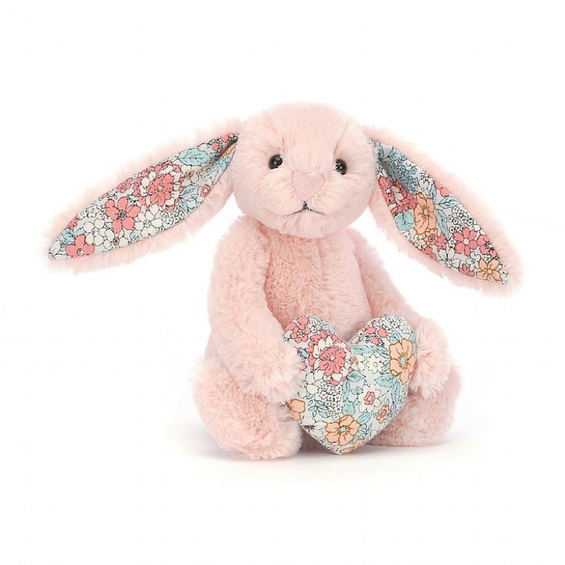 Jellycat Blossom Heart Blush Hase | EKGM-49581