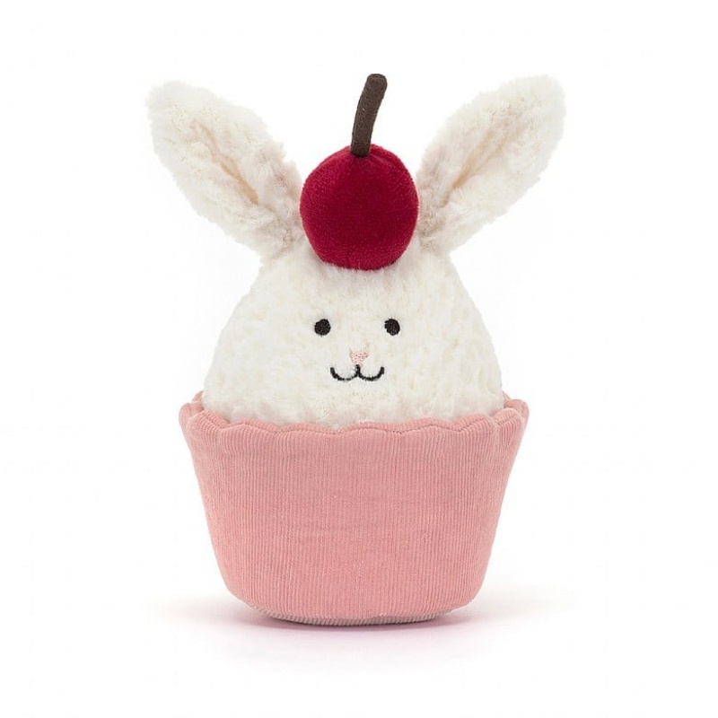 Jellycat Dainty Dessert Hase Cupcake | JQOU-25139