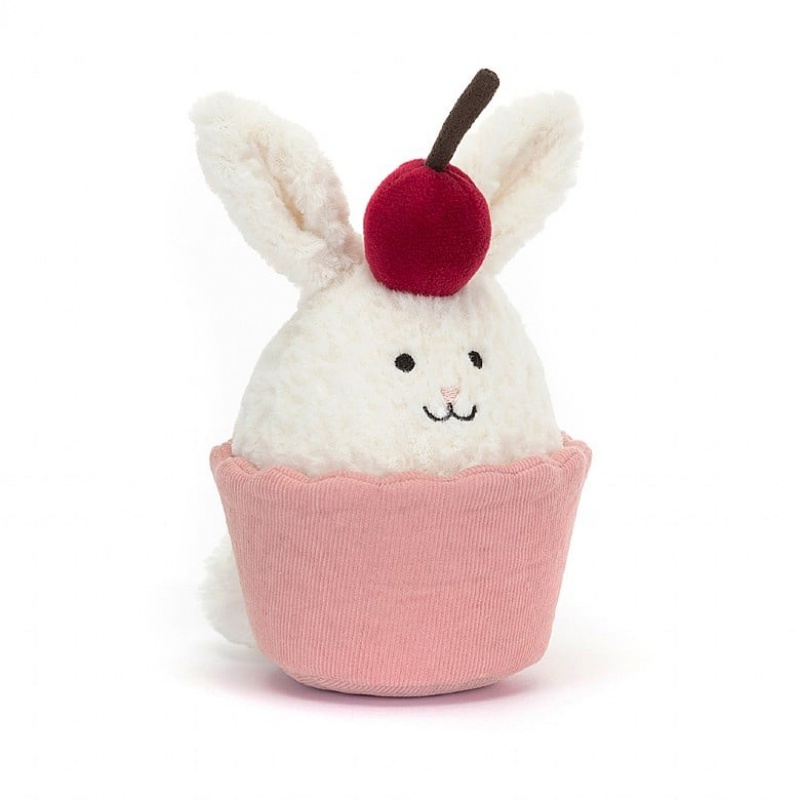 Jellycat Dainty Dessert Hase Cupcake | JQOU-25139