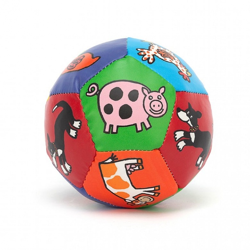 Jellycat Farm Tails Boing Ball | YSKV-72305