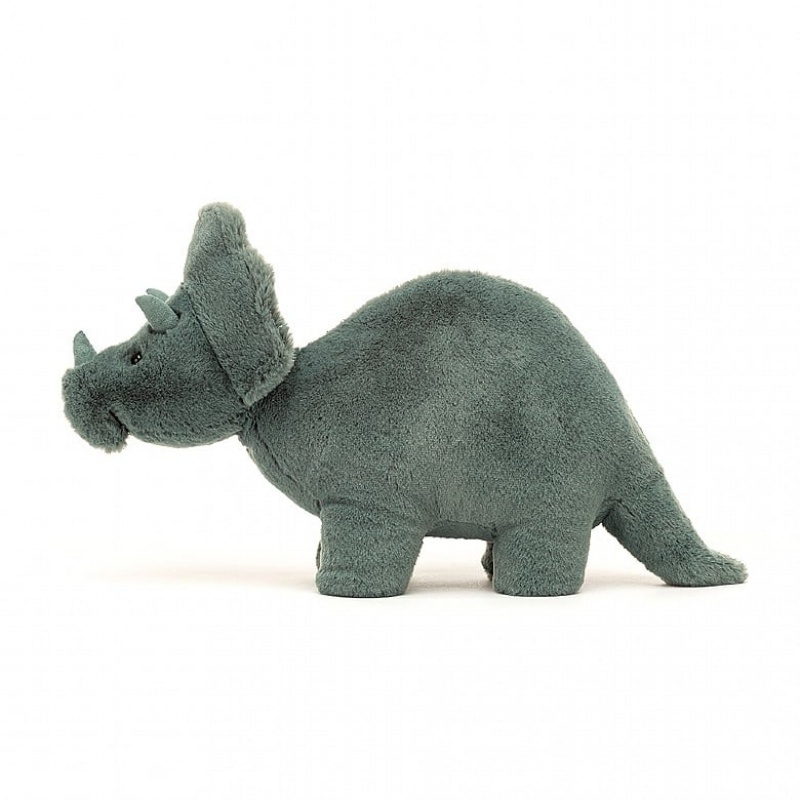 Jellycat Fossilly Triceratops Mittelgroß | RPUD-87302