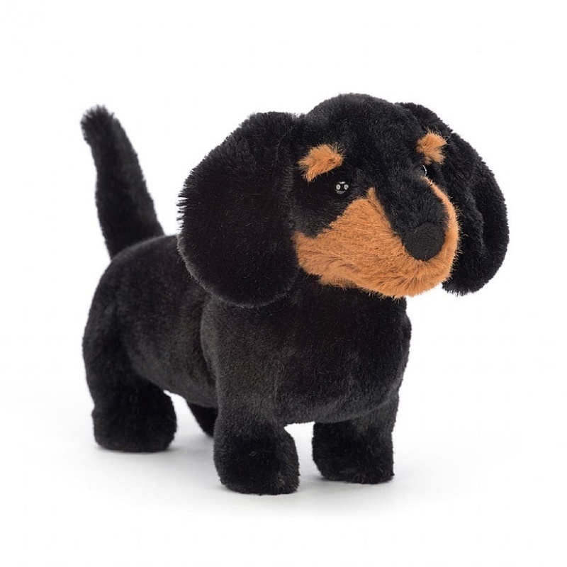 Jellycat Freddie Sausage Hund Groß | XWJP-10796